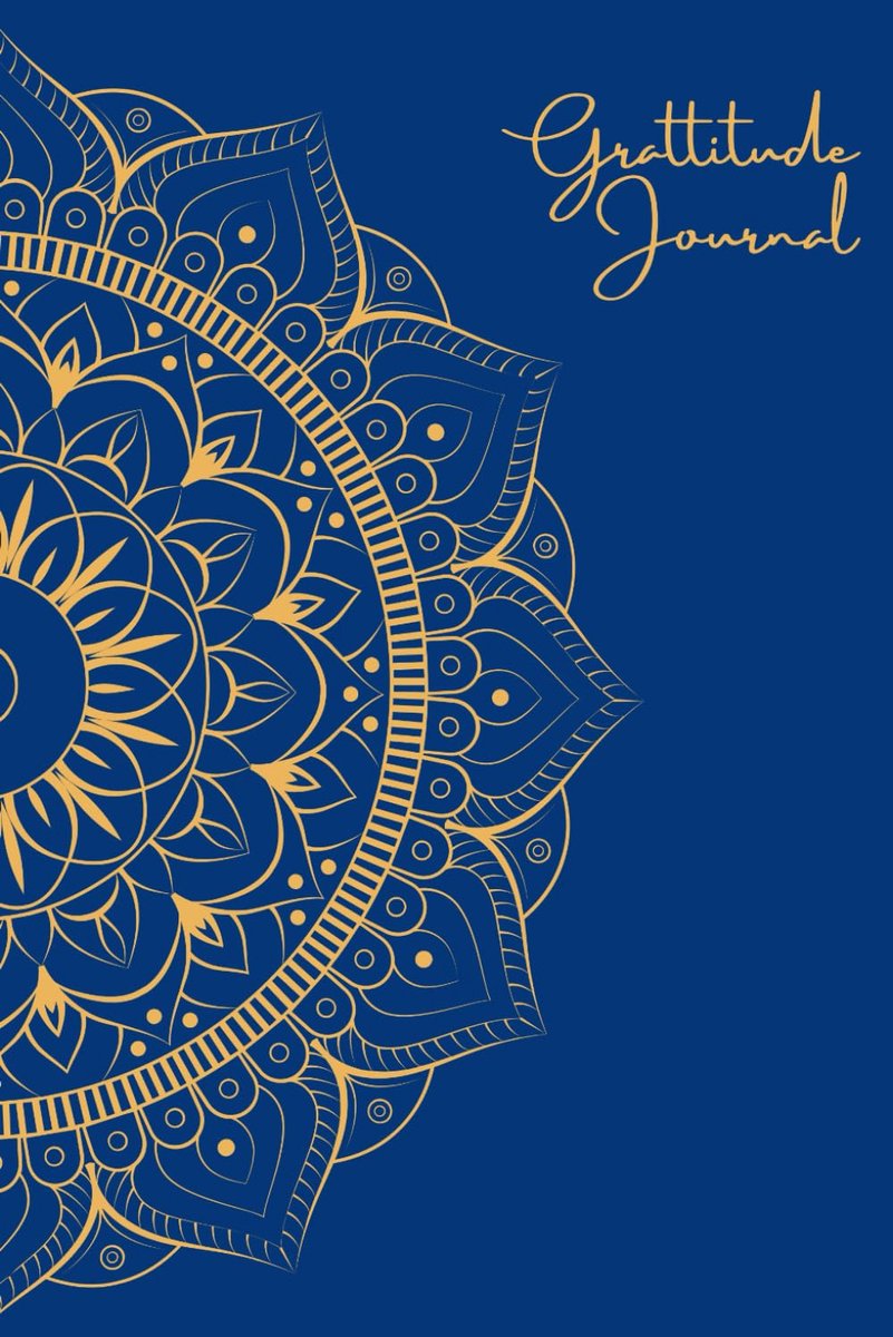 Grattitude Journal 150 pagina's - mandala notitieboek - kleurrijk ontwerp - stimuleert dankbaarheid - ShopVlot