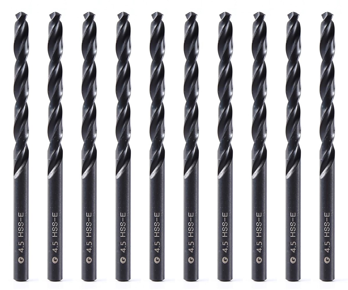 Taps HSS M35 Cobalt 10 stuks - 4,5 mm - hoge kwaliteit - ideaal voor metaalbewerking - ShopVlot