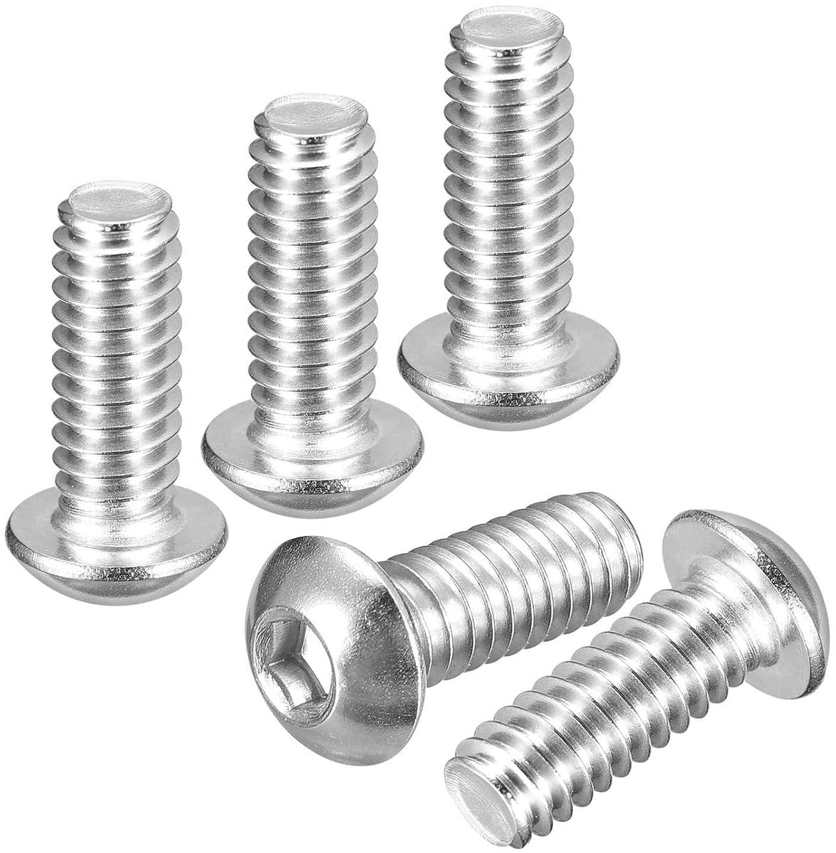 Lenskopschroeven 1/4 inch - 20 x 3/4 inch roestvrij staal - binnenzeskantschroeven - ideaal voor racefiets - ShopVlot
