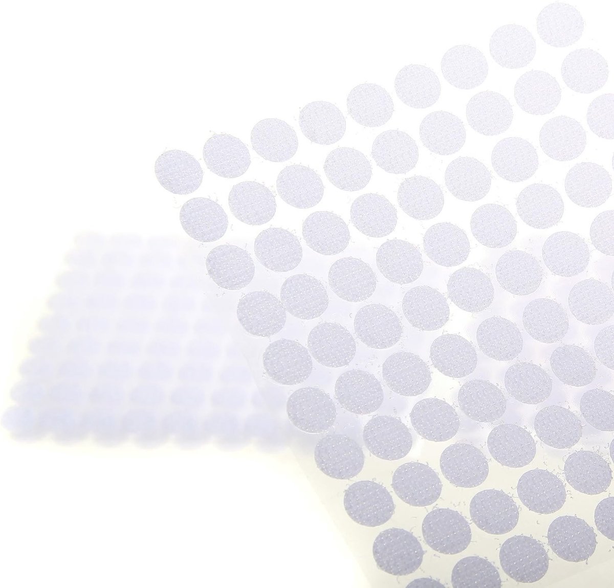 900 Stuks 10mm Zelfklevende Tips, Sterke en Robuuste Haak en Lussen Dots, 450 Paar Witte Plakband voor Creatieve Projecten
