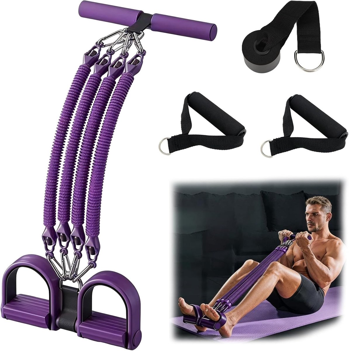 Effectieve Abdominale Trainer voor Thuis - Versterk je Buikspieren en Verbeter je Core Stabiliteit met deze Fitness Tool