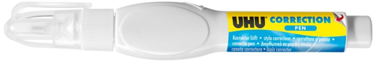 UHU correctiepen, wit, 8 ml