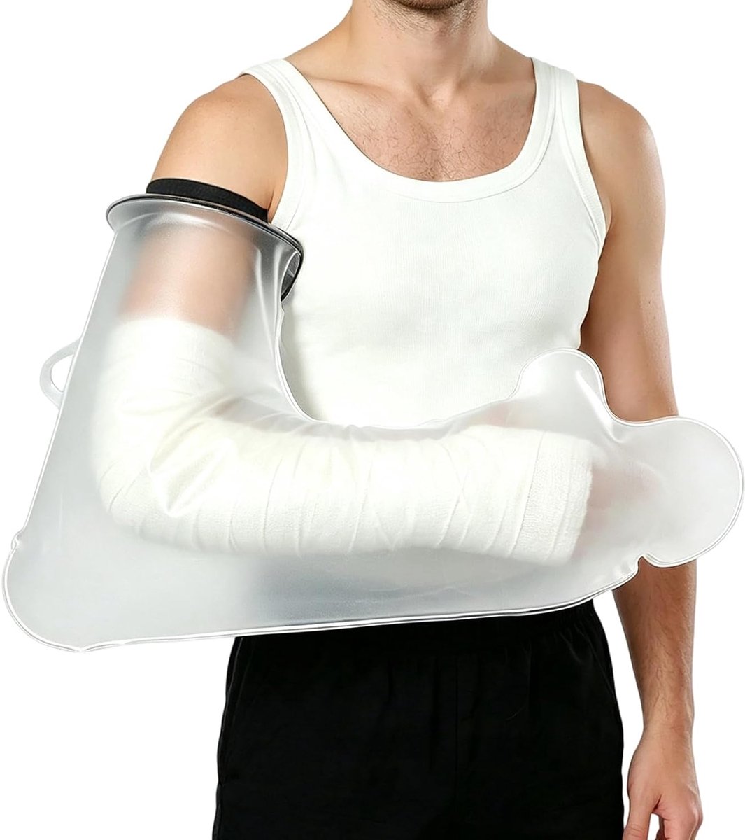 Waterdichte Gipsbescherming voor Lange Arm - Herbruikbare Douchehoes met Siliconen Afdichting - Latexvrij - Voor Douche, Bad en Herstel na Operatie