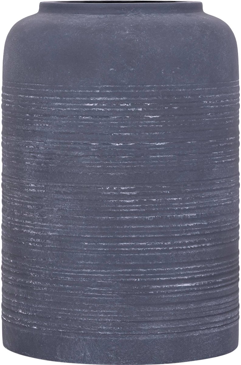 PTMD Lavada Antracite Iron Sheet Farmer Pot High Antraciet