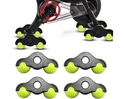 Rocker Plate Voeten voor Indoor Fietstrainers, Tennisbal Adapters voor Stabiele Fietsbeleving, Geschikt voor Wahoo Kickr Core en 4 Roller Trainers