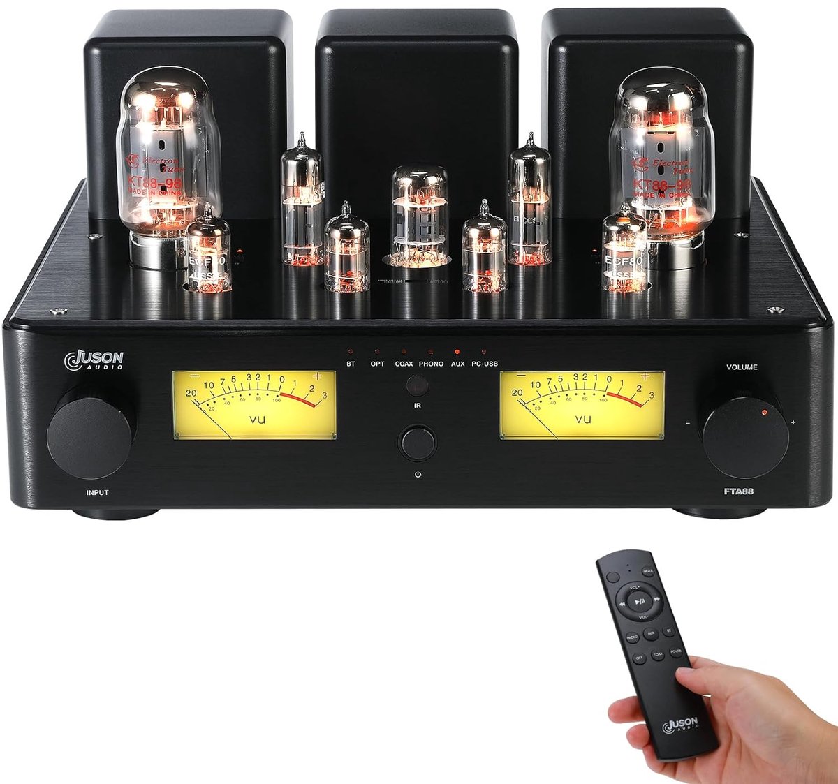 Juson Audio FTA88 Upgrade KT88 Valve Tube Amplifier, Class A, HiFi Vacuum Amplifier with BT 5.4 Mosfet, Single Dual - ShopVlot