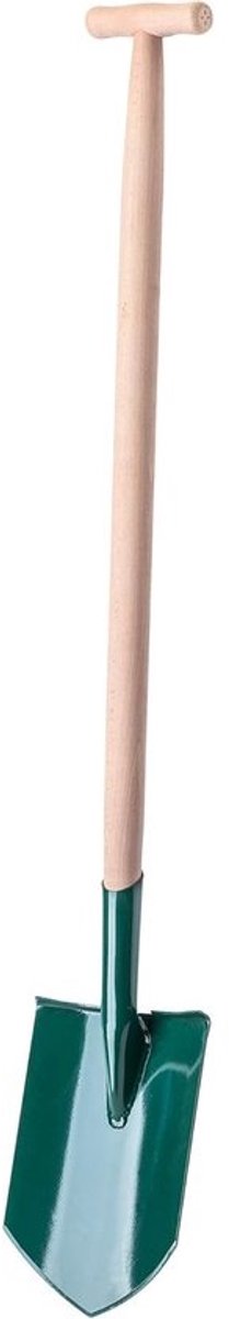 Puntige tuinschep - Metalen graafschep - Voor bodembewerking - Ergonomische T-greep - 116 cm lang