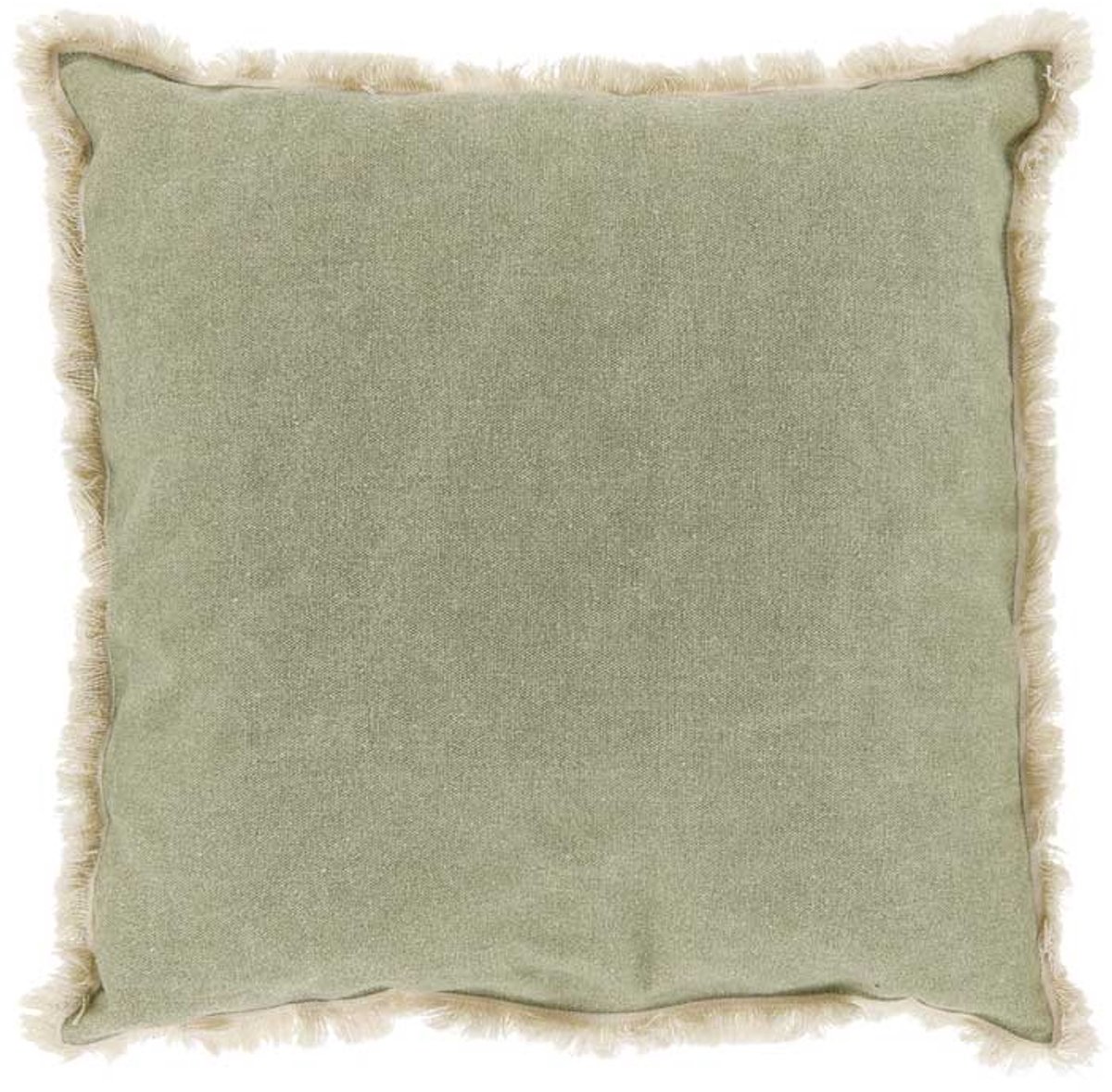 Unique Living Sierkussen Laurie Tea Green -45x45cm Groen