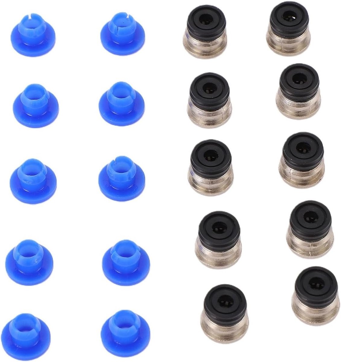 10 Sets Pneumatische Ventielconnectoren voor 3D Printer Extruder Vervanging, PTFE, Duurzaam en Efficiënt