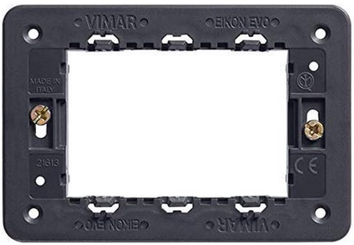 Modulehouder - Schakelframe - Voor inbouwinstallatie - Inclusief schroeven - 10.7 x 7.3 cm