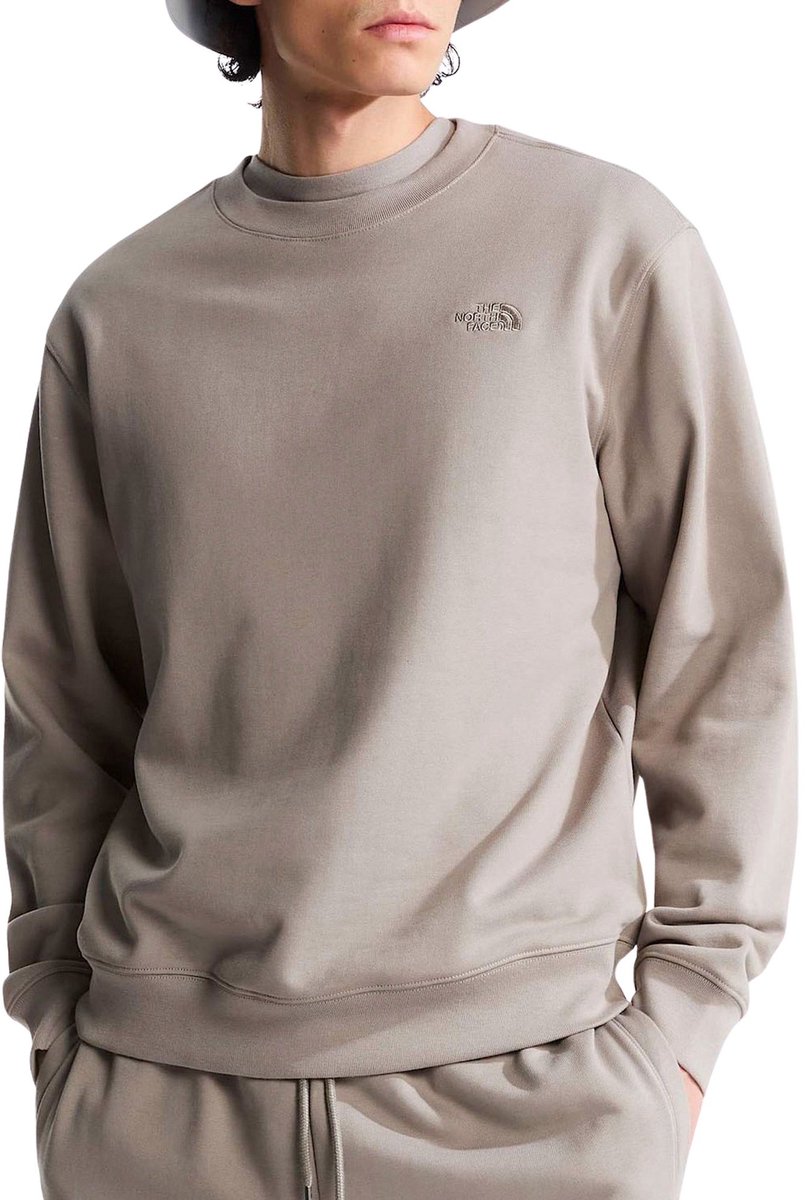 The North Face Essential Terry Simple Dome Sweater Heren Grijs