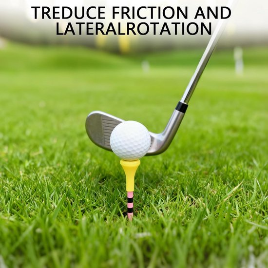 Kleurige Golf Tees Set van 50 Stuks, Ideaal voor Creatieve Golfers en Professionals, 83mm Lange Plastic Tees — afbeelding 3