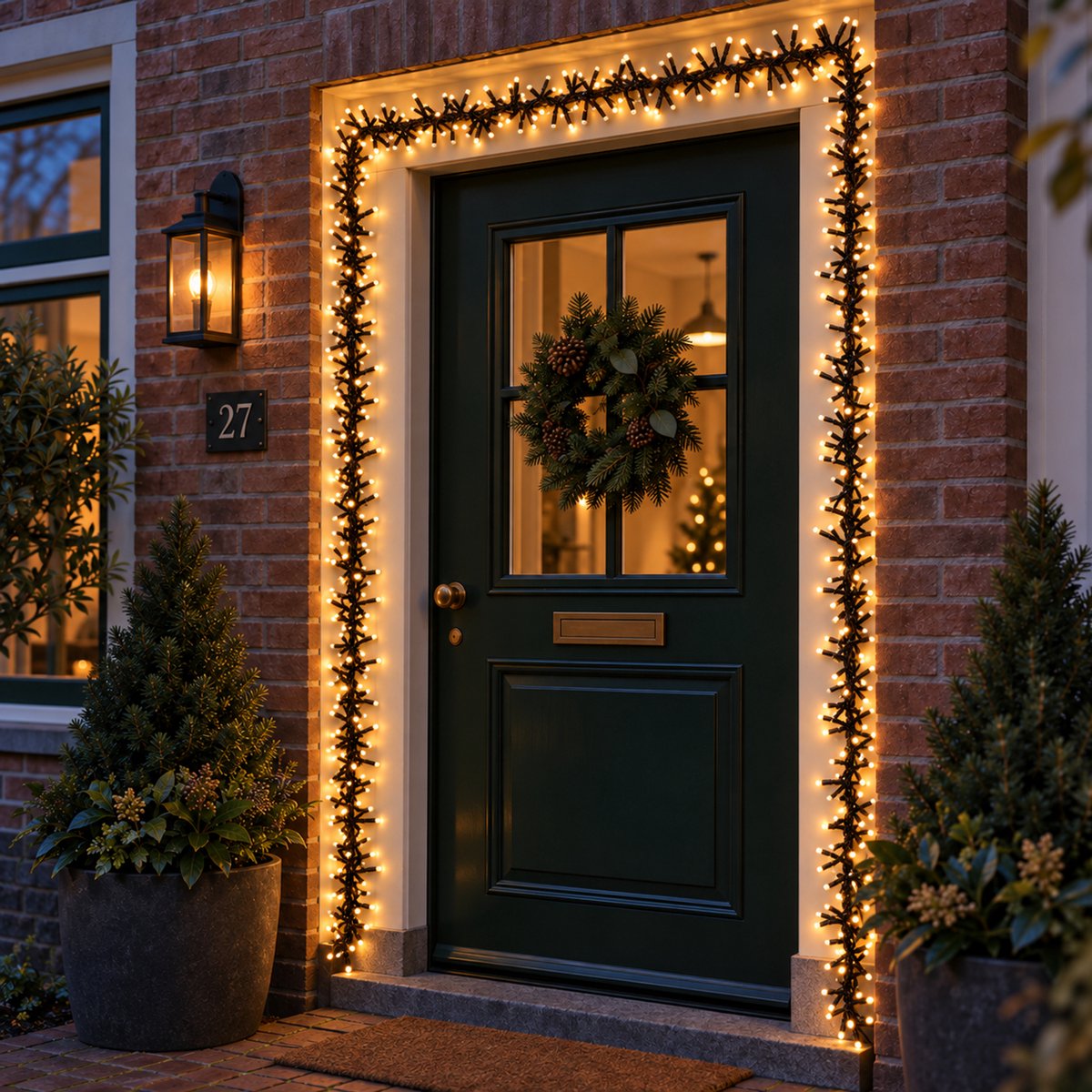 EasyMart Clusterverlichting 768 LED - Kerstverlichting - Kerstboomverlichting Extra Warm Wit - Voor Binnen en Buiten - Timer - 8 Lichtfuncties met Geheugen - IP44 - 5,5 m Verlicht + 3 m Aanloopsnoer - 8,5 m Totale Lengte - Kerstdecoratie – foto 8