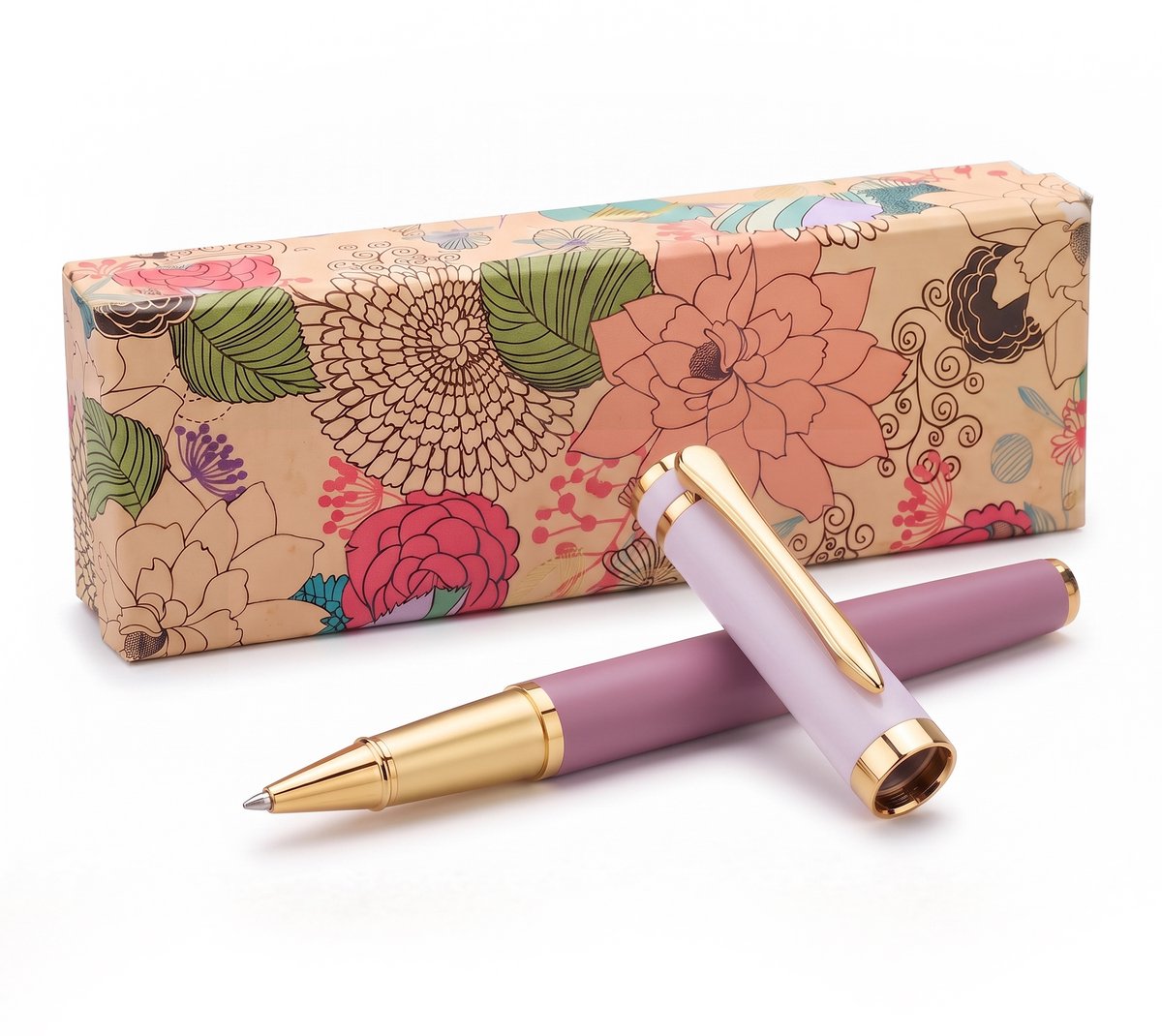 Ainy - Luxe Balpen roze incl. extra balpennen vulling - elegant en stijlvol pen cadeau voor vrouwen - (niet geschikt voor Parker Jotter pennen of Waterman rollerbalpen vulling) | cadeau voor vrouwen