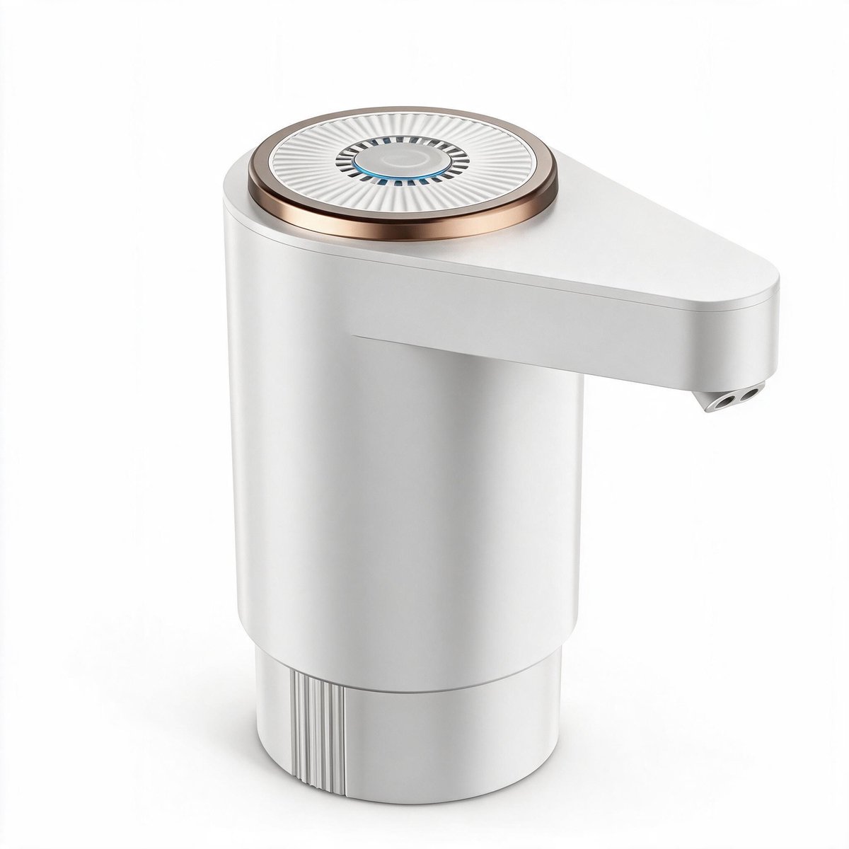 Waterfles waterpomp - Elektrische waterpomp - Automatische draadloze USB oplaadbare waterpomp voor drinkwater - Oplaadbaar, automatisch - Thuis, kantoor, studentenkamer - Wit