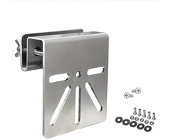 RVS Dakgoot Houder voor Beveiligingscamera's, Geschikt voor Binnen en Buiten, Geen Boren Nodig, Ideaal voor Eufy SoloCam S340 en Solar Camera's