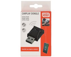 Carpoint Draadloze Apple CarPlay & Android Auto Dongle - Met USB-A en USB-C - Eenmalig installeren - Daarna automatisch koppelen - Toegang tot verschillende Apps, navigatie - Muziek streamen & handsfree bellen - Plug & Play