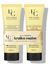 Eve Curls Define & Hydrate Duo - Curl Defining Cream & Leave-In Conditioner 2 pack - Haar Creme - Conditioner - Haarverzorging - Krullen Haarstyling - Curl Haarverzorging - Voordeelverpakking - 2 x 200ml