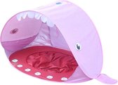 Strand Tent Met Zwembad - Haai Roze - UPF 50+ UV Werend - Waterdicht - Pop Up - Baby & Kind