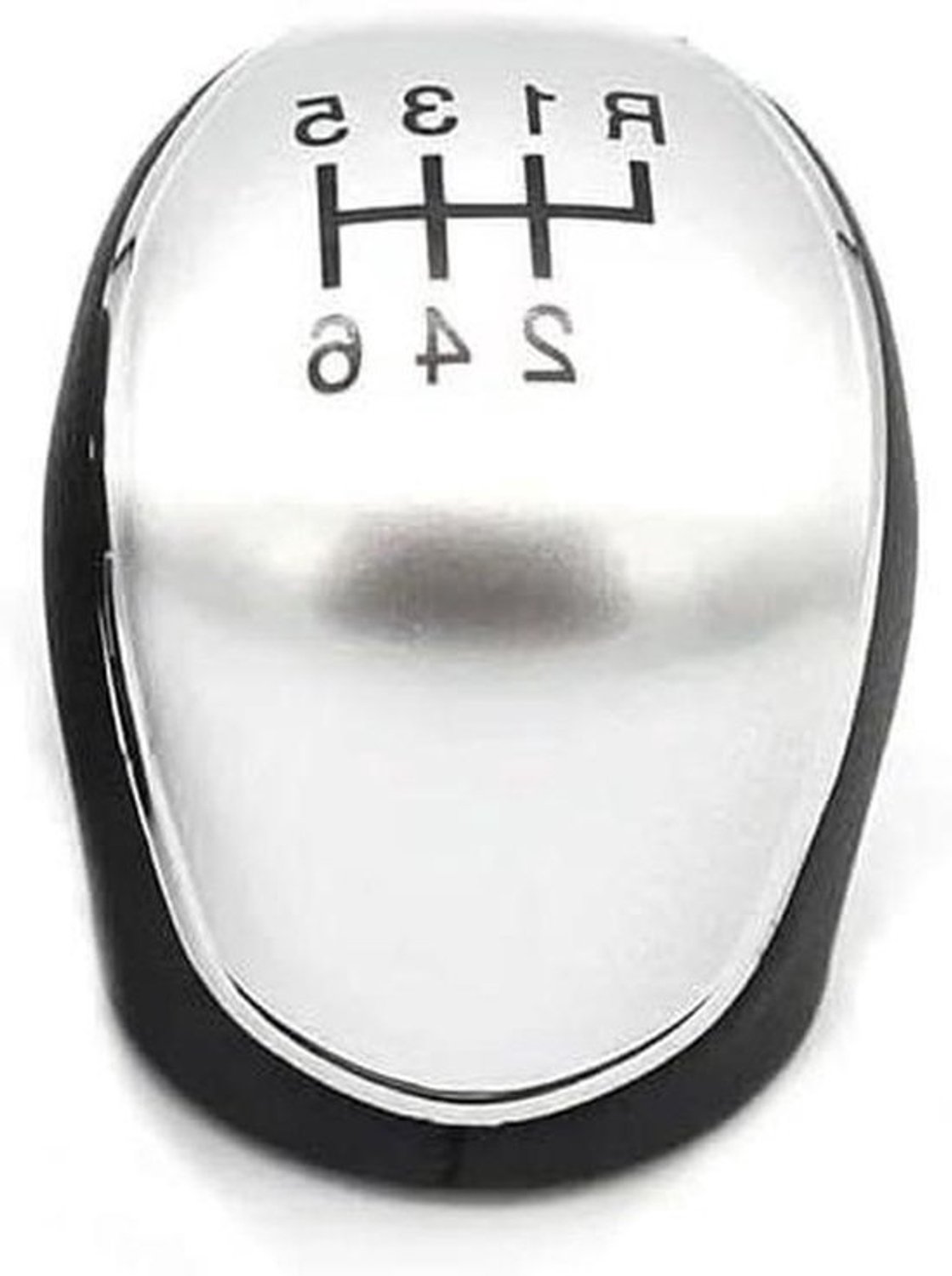 Versnellingspook Knop - Schakelknop Handbal - Rijcomfort Verbeteren - Ergonomisch R-vormig Design - 10x10 millimeter - Zilver