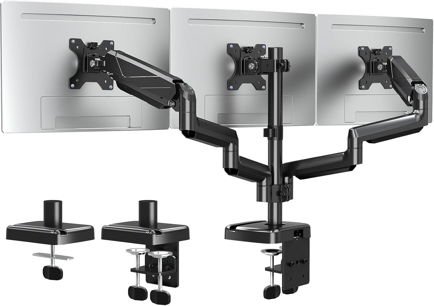 QEVA Monitorarm - Monitor Arm - Beeldschermarm - Wit - 44cm x 34cm x 18cm