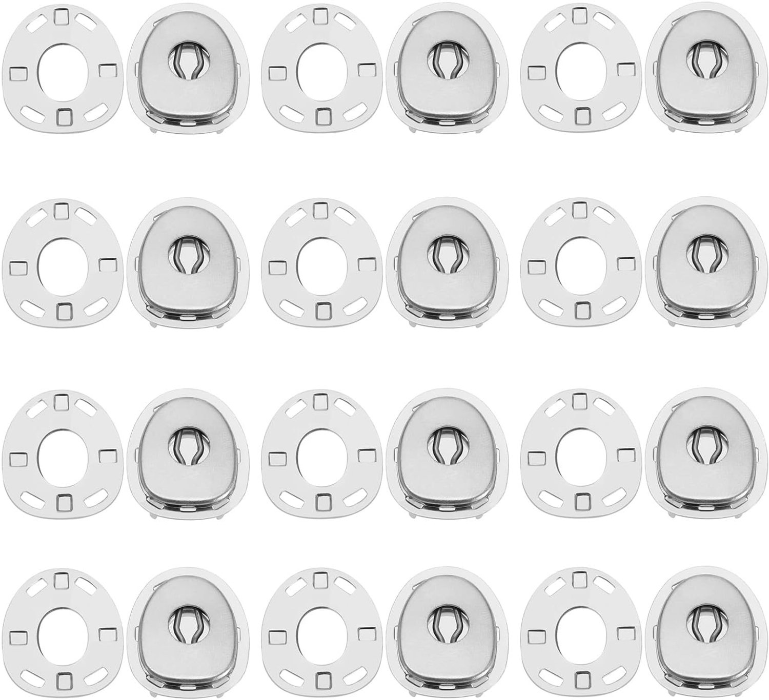 12 Sets Power Socket Plate Compatible with Lift The Dot Snap Closure Accessories for Tent Buckle Luggage Handbag Boat - ShopVlot
