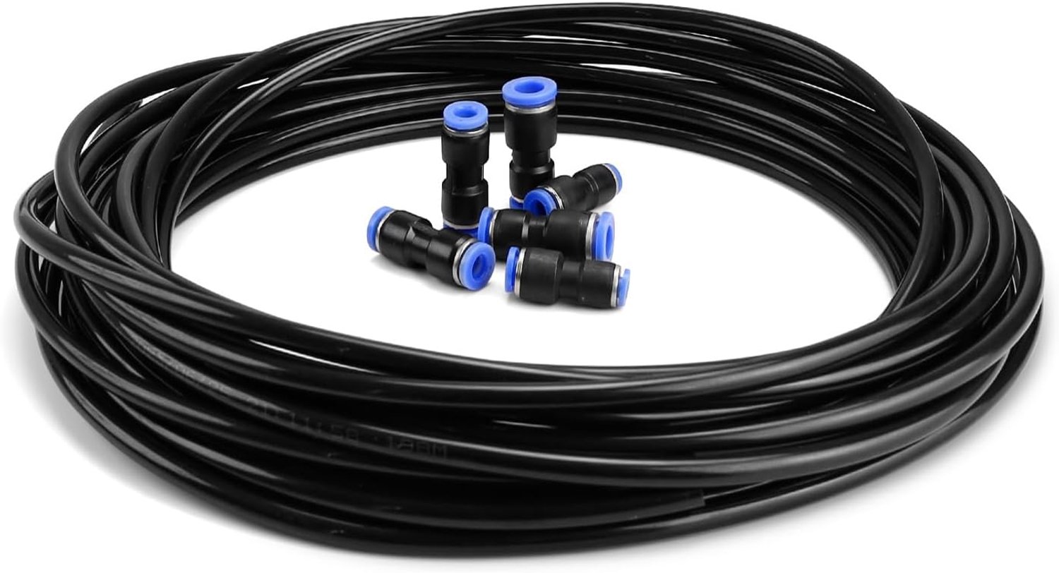 Pneumatische Slang 10m - Compressed Air Hose 6mm - Polyurethaan - Flexibel en duurzaam - ShopVlot