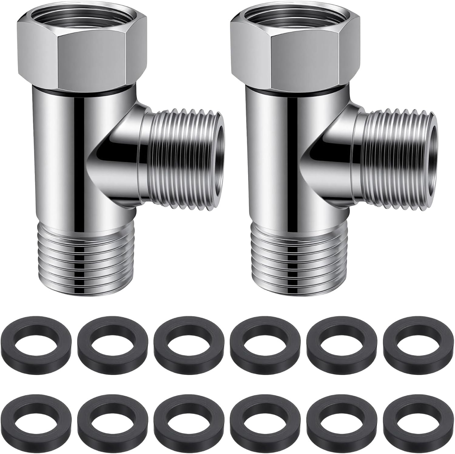 3-wegklep 2 stuks - messing - voor optimale vloeistofregeling - ShopVlot