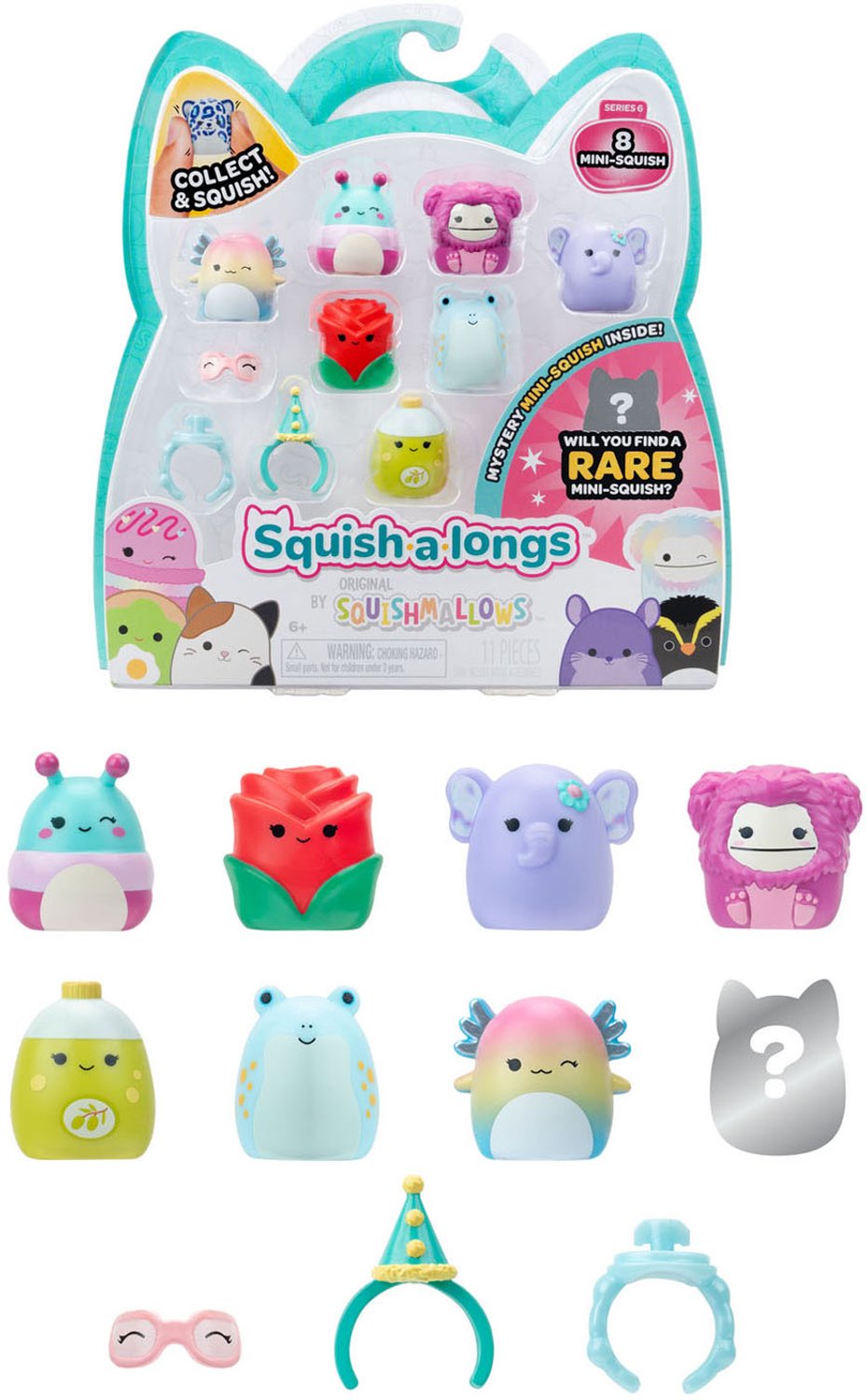 Squishmallows Squish-a-longs - 8dlg.