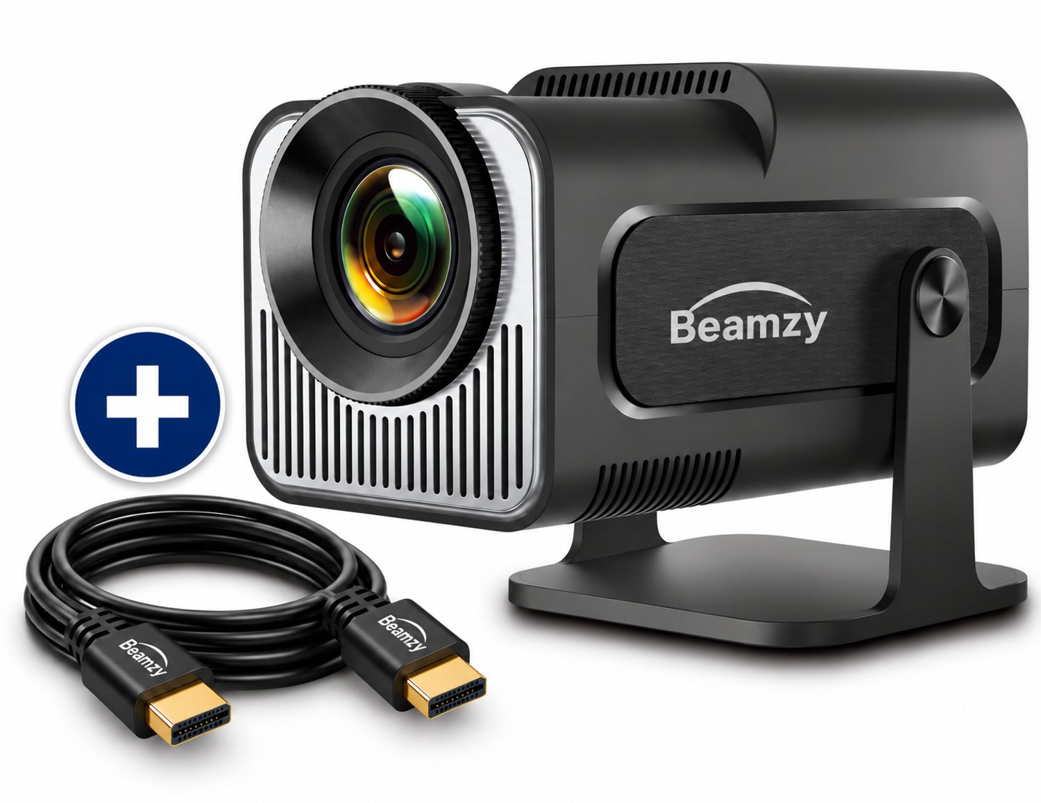 Mini Beamer - Mini Projector - 1920x1080P Full HD - 4K Ondersteuning - 430 Ansi - 12000 Lumen - Streamen Vanaf Je Telefoon / Tablet / PC / Laptop met WiFi & Bluetooth - Met Apps,YouTube / Netflix/ Prime