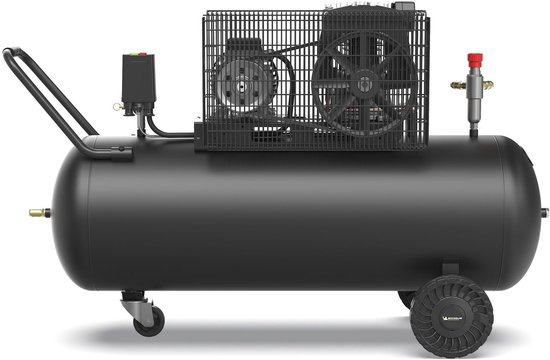 Michelin MX CLASSIC PRO 150-3M | Oliegesmeerde compressor | 10 bar | 3.0 pk / 2.2 kW | 365 l/min | 150 l — afbeelding 3