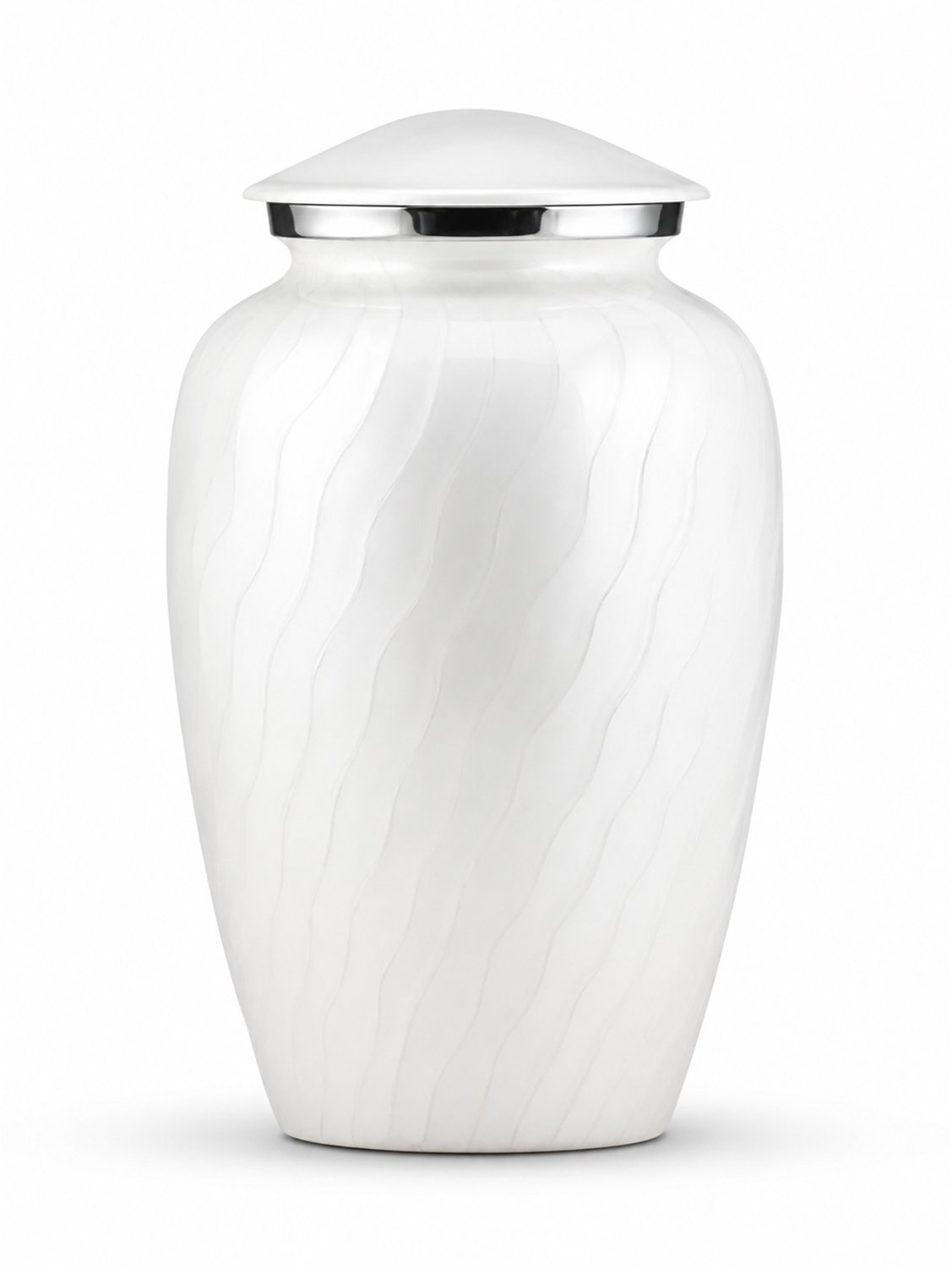 Akerz Urn - Wit - 3.5 Liter - Crematie Urn - Voor Huisdieren of Menselijk As - Crematie As - Urn - Begrafenis