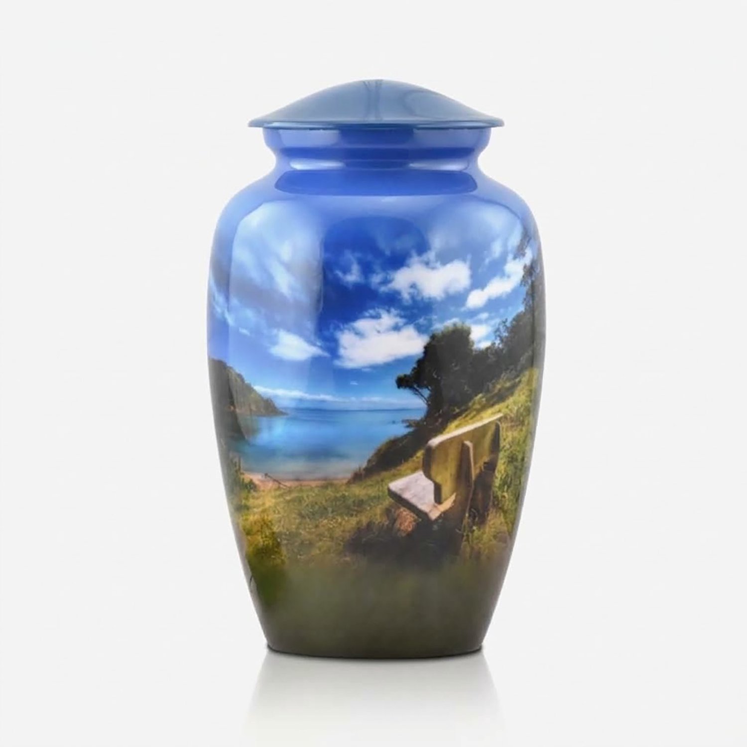 Akerz Urn Rust plek - 3.5 Liter - Crematie Urn - Voor Huisdieren of Menselijk As - Crematie As - Urn - Begrafenis