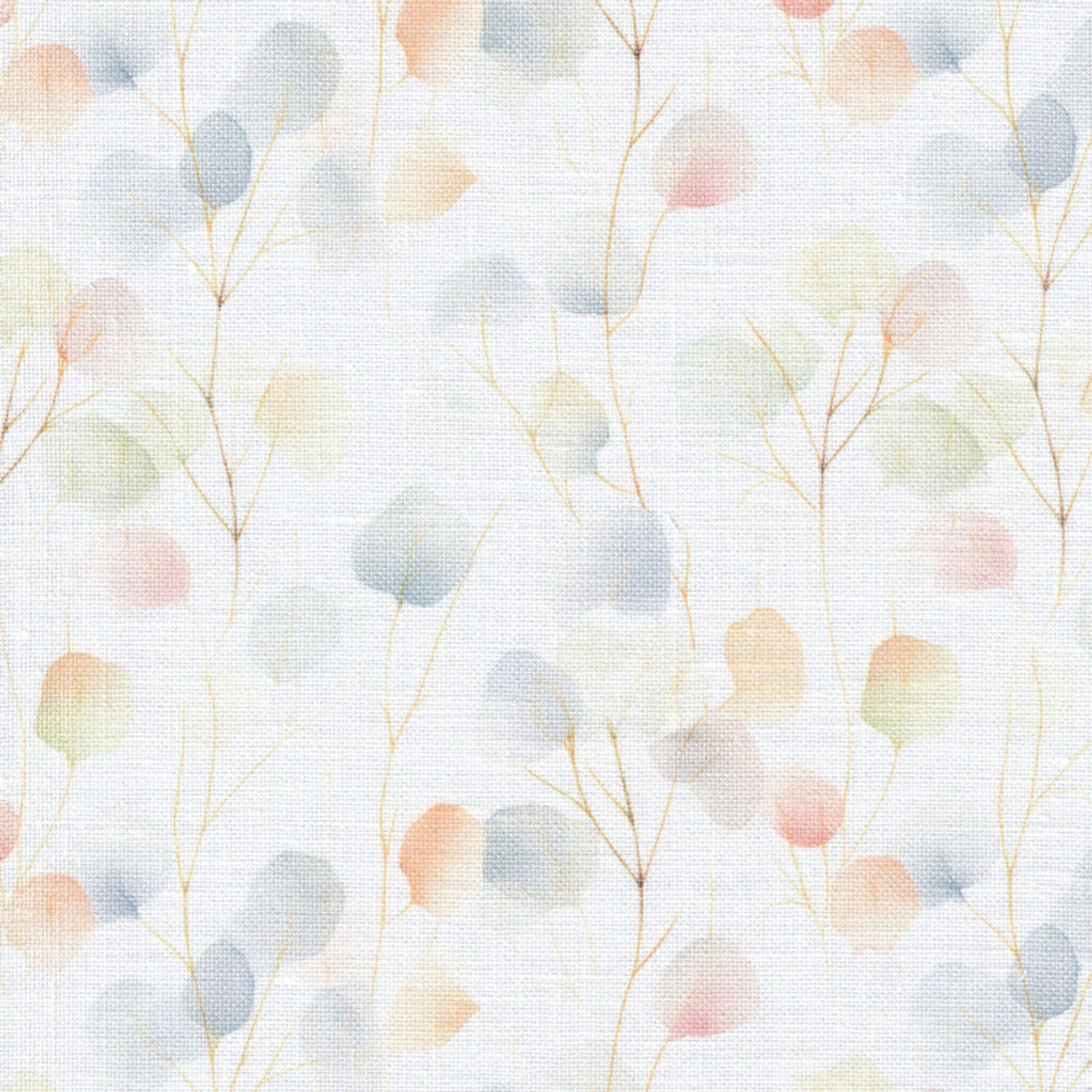 Borduurstof precut - Belfast 32ct (48 x 68 cm) - Zweigart - 100% Linnen - Watercolor Leaves