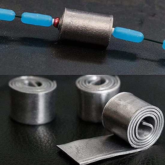 SnelShoppen - Vissersbenodigdheden Soft Lead 20/10/5 Rollen, Lood Bladen, Verzwaarde Accessoires, Tackle Voor Zee- en Wildvissen, Ideaal Voor Buitenac — afbeelding 4