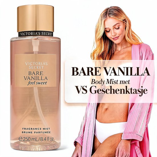 Victoria's Secret Bare Vanilla Parfum BodyMist | Incl. Geschenktasje