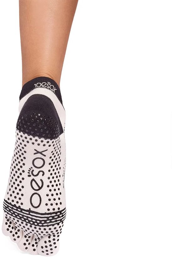 Toesox Full Toe Bellarina Tec Pilates Grip Sokken Wit EU 36-38 1/2 Vrouw van ToeSox — afbeelding 3