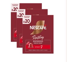 Nescafe Roastery Espresso Medium Roast - 60 (3x20) Koffiecups Compatibel Met Nespresso Coffee Machine