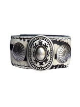 Waitz-Design-Armband-Leder-Studs-Cow-Bohemian-Vintage-style-35mm