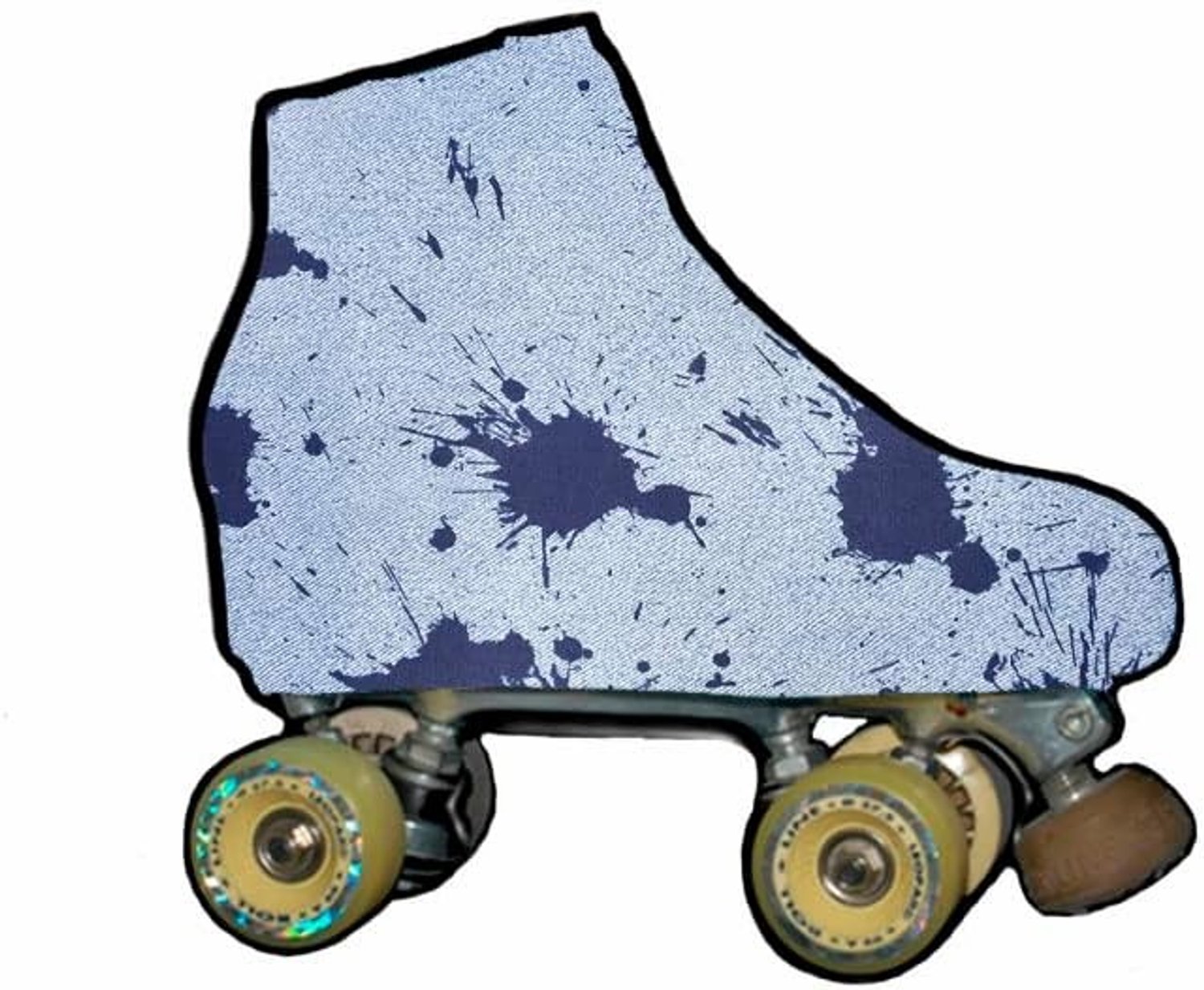 Afdekking voor Rolschaatsen - Multicolor - Maat S - Lycra - Voor Kunstschaatsen