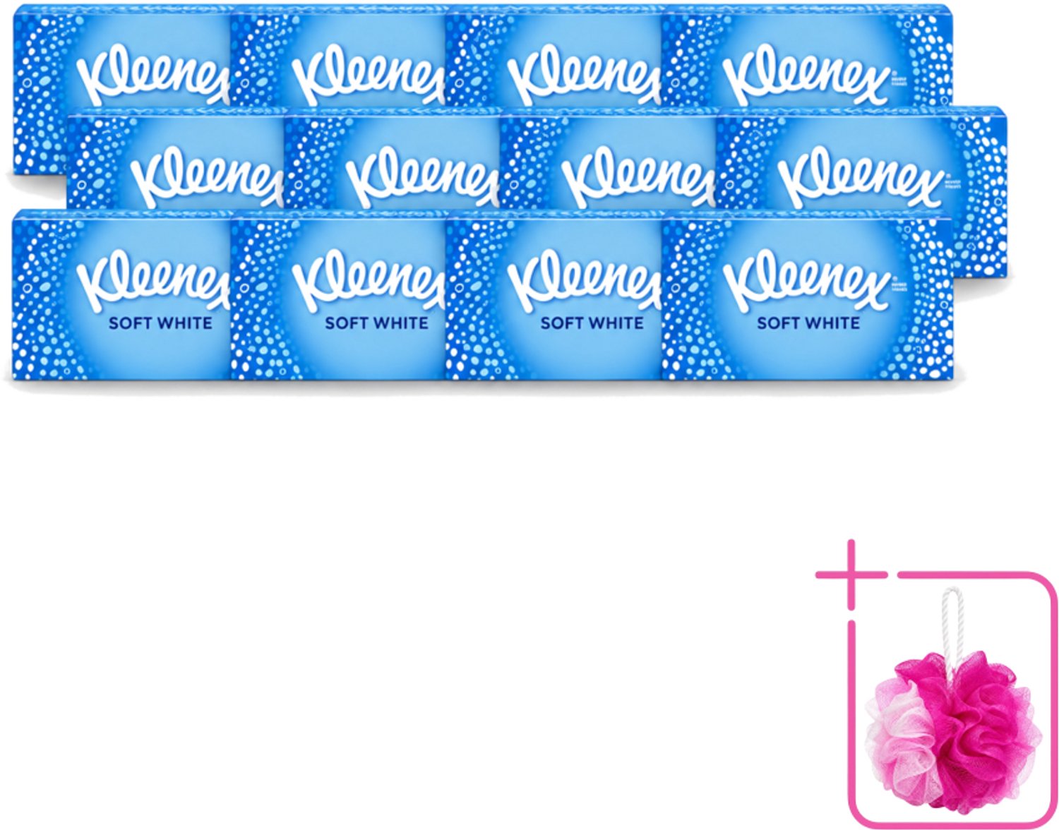 12 x Kleenex - Tissues - Soft White - 70 Tissues - Bulkverpakking - Kleenex Tissues - Douchemop - Tissue