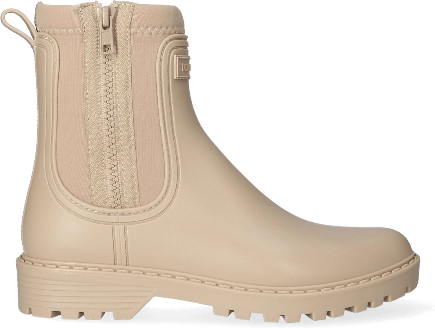 Clais Dames Boots Rubber Beige Waterdicht