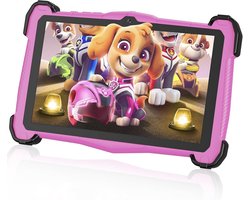 Tibuta 7 inch Kinder tablet – Android 15 – 10GB RAM + 64GB Opslag – HD IPS Scherm – Ouderlijk Toezicht – Kinderhoes – WiFi – Roze