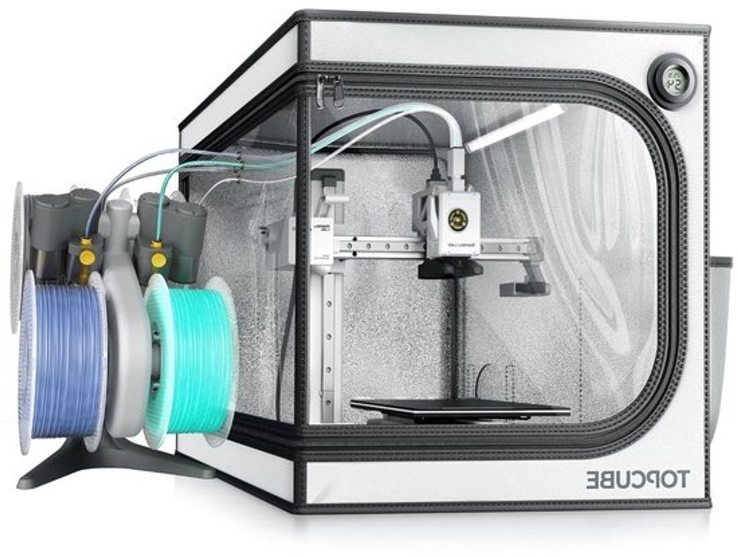 3D Printer Behuizing - Printer Cover - Stabiel Printen - Geluidsreductie - 46 x 46 x 55 cm - Transparant