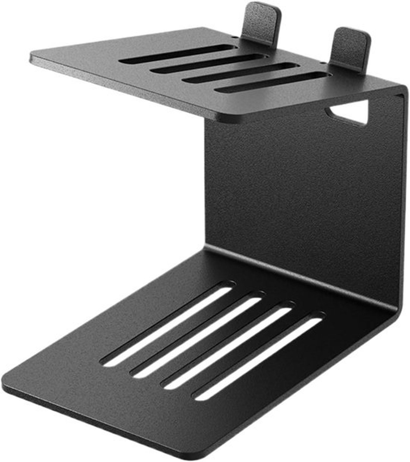 Speaker Houder Bureau - Opslag Riser - Stabiel Plaatsen - Antislip Ontwerp - 19.5 cm Breed - Zwart