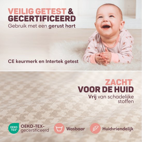 Vulpes Goods® BabyCare - Draagzak – Ergonomische Baby Draagzak 0-36 mnd – Luxe Buikdrager tot 20 kg – OEKO-TEX® Katoen – Handsfree Comfort - Met Rugsteun & M-Positie - Heritage — afbeelding 4