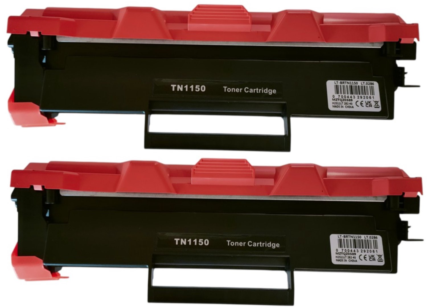 KATRIZ® huismerk Toner TN1150 (2stuks) | Geschikt voor Brother DCP-L1640DW / Brother DCP-L1640W / Brother DCP-L1660W / Brother HL-L1240 | 1000 x 2 afdrukken