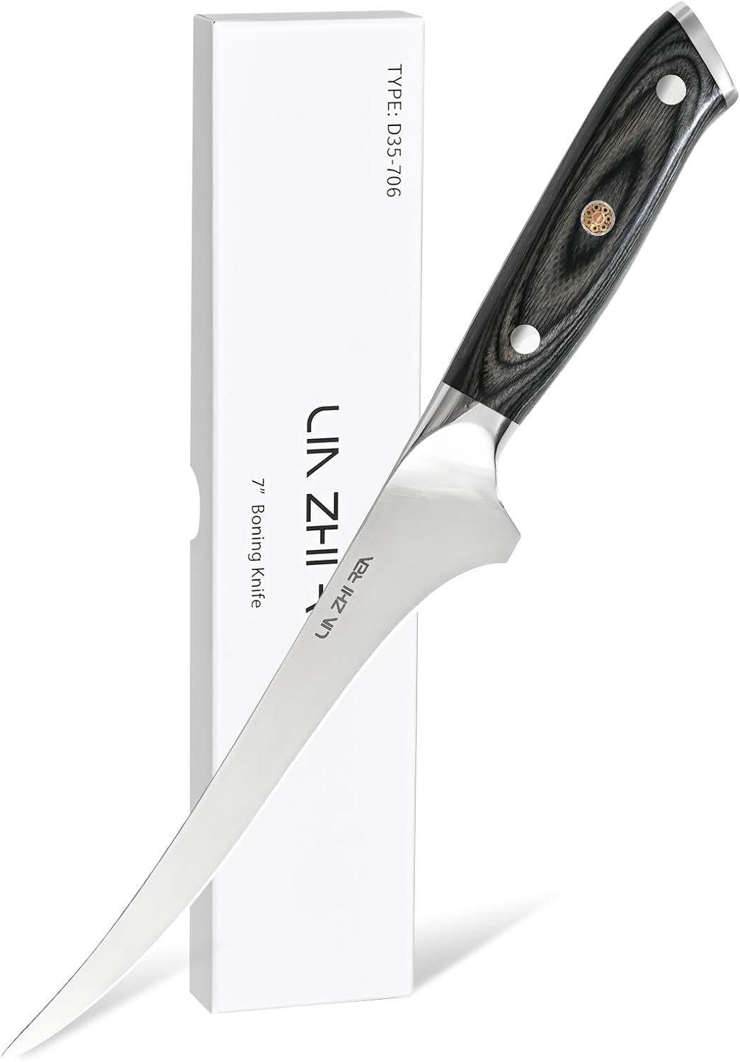 Uitbeenmes - Staal - 30 cm - Hoogwaardige RVS Blade - Voor Vleesbereiding
