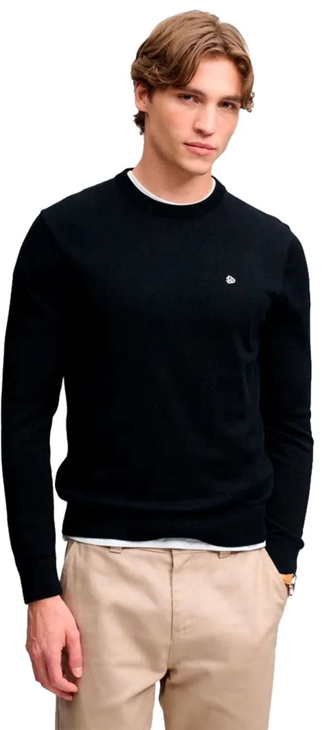 Superdry - Preppy Essential Katoenen Trui - Heren - Sweaters