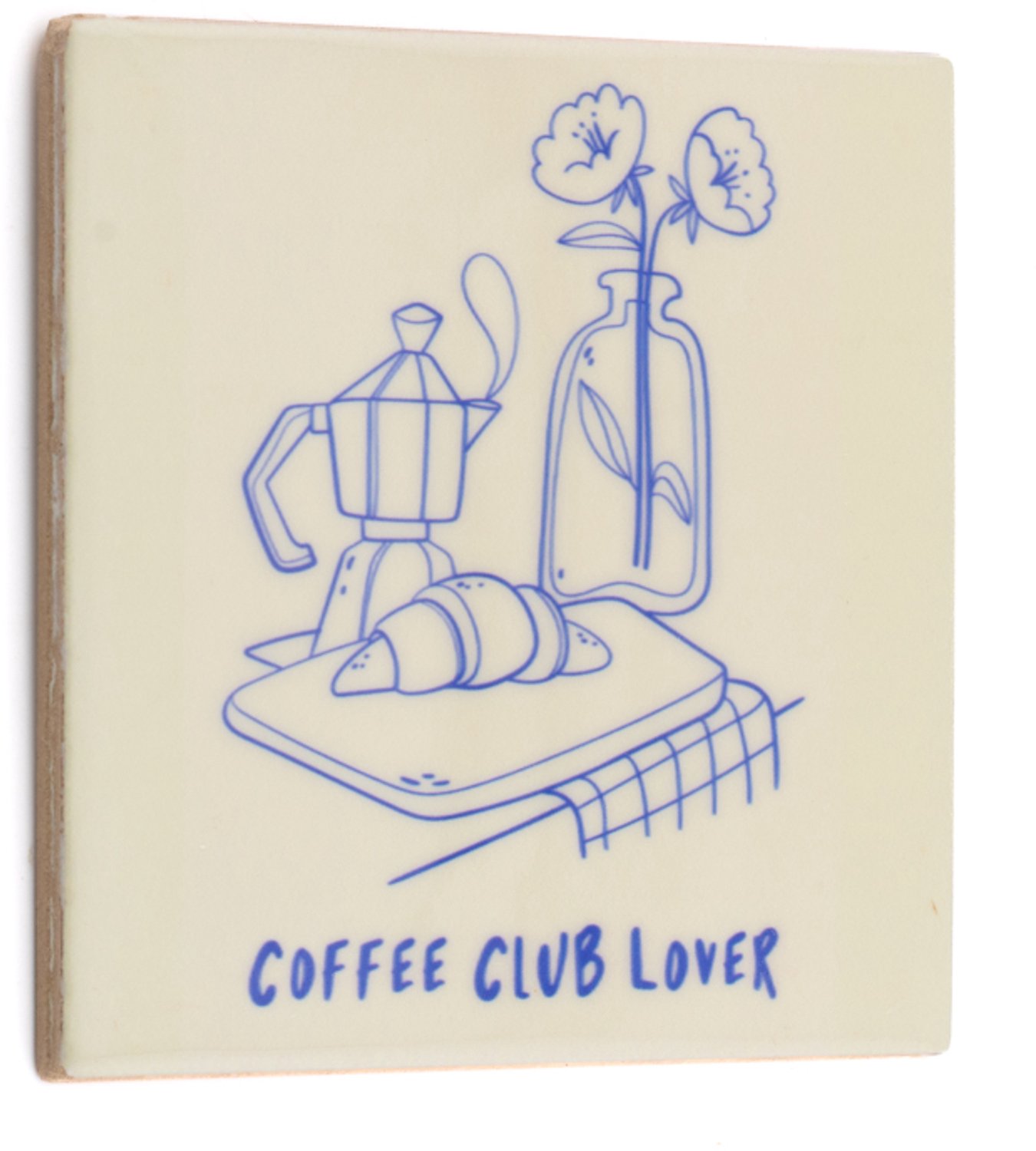 Tegeltje coffee club lover